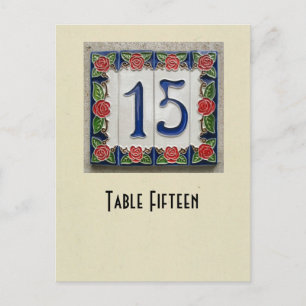 Cartão Postal Photo number 15 table card