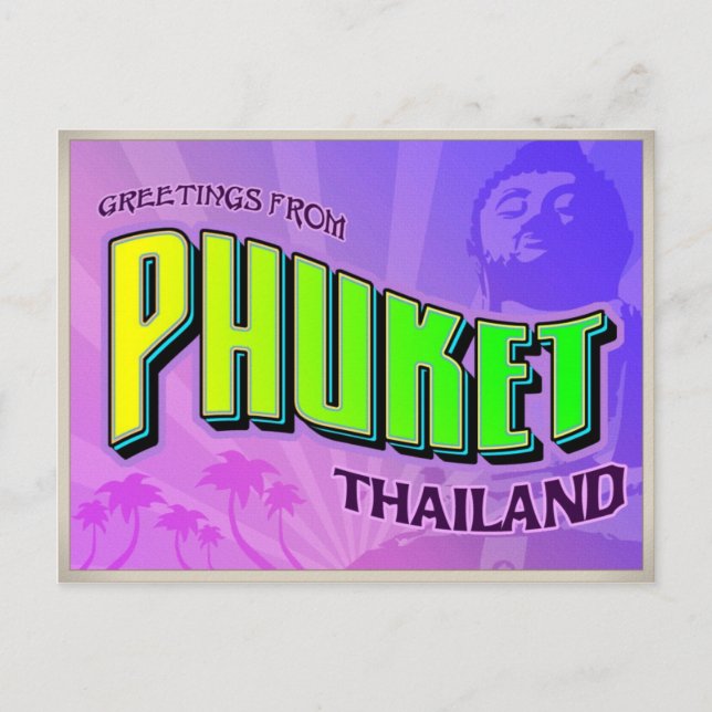 CARTÃO POSTAL PHUKET (Frente)