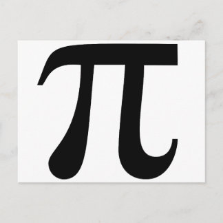 Cartão Postal Pi