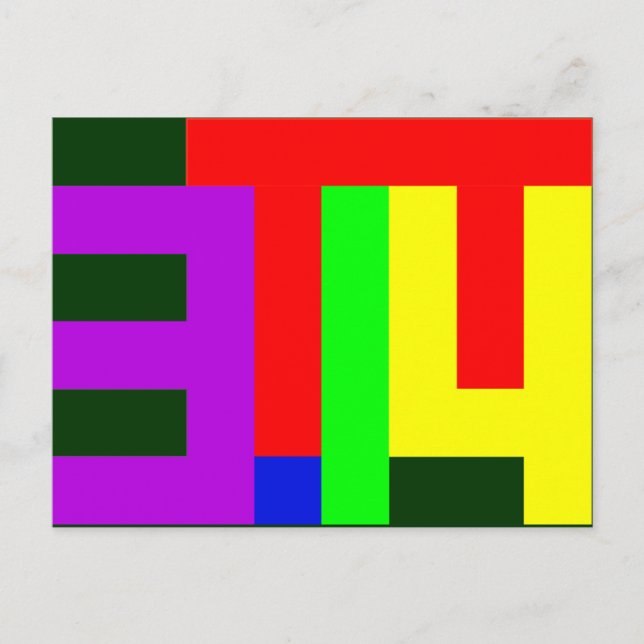 CARTÃO POSTAL PI = 3,14 (Frente)