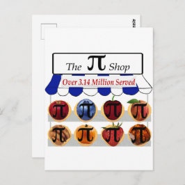 Cartão Postal Pi Shop