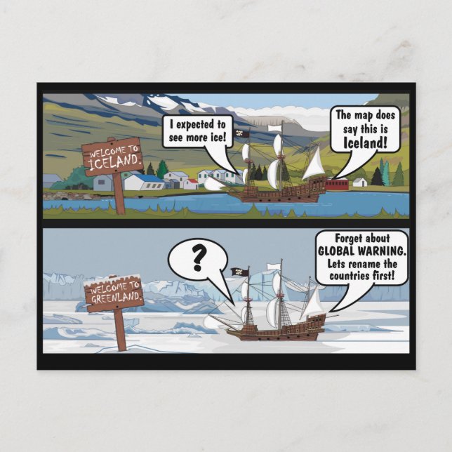 CARTÃO POSTAL PIADA DE ALTERAÇÕES CLIMÁTICAS (Frente)