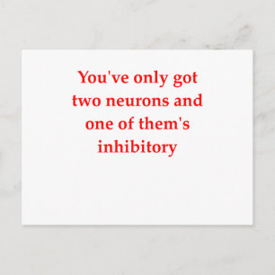 Cartão Postal piada de biologia