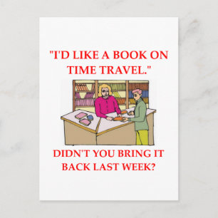 Cartão Postal piada de física