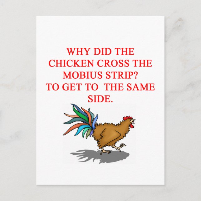 Cartão Postal piada de fita móvel (Frente)