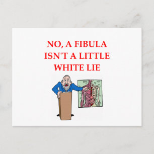 Cartão Postal piada de xchool med