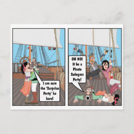 CARTÃO POSTAL PIADA DOS SWINGERS