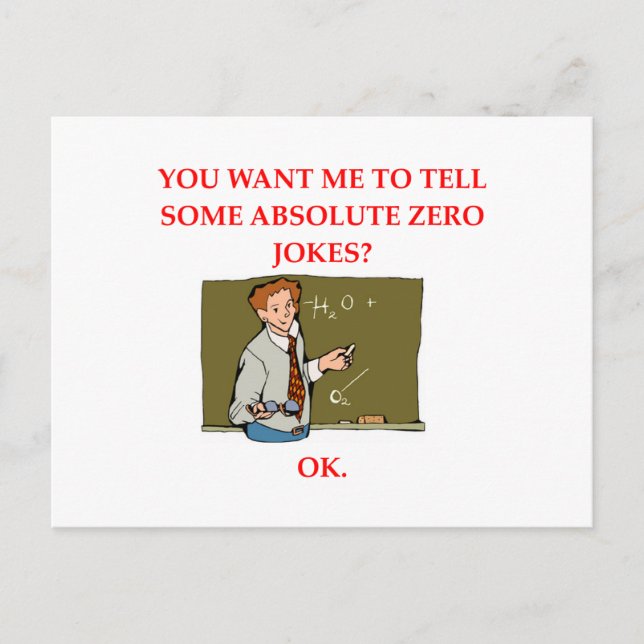 Cartão Postal piada física (Frente)