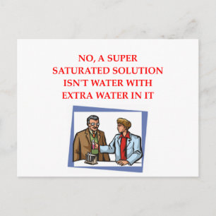 Cartão Postal piada química