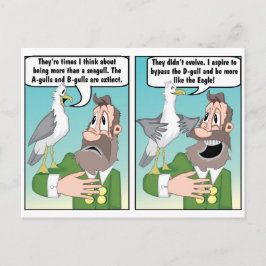 Cartão Postal Piada SEAGULL.