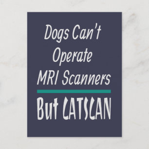 Cartão Postal Piadas Médicas Cachorros e Gatos Piada de Pai Engr