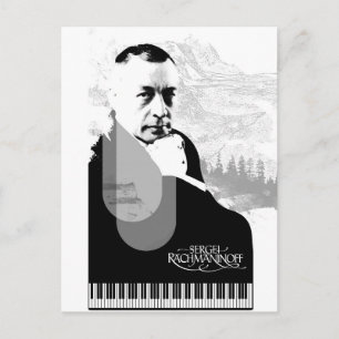 Cartão Postal Pianista