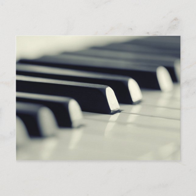 Cartão Postal Piano (Frente)