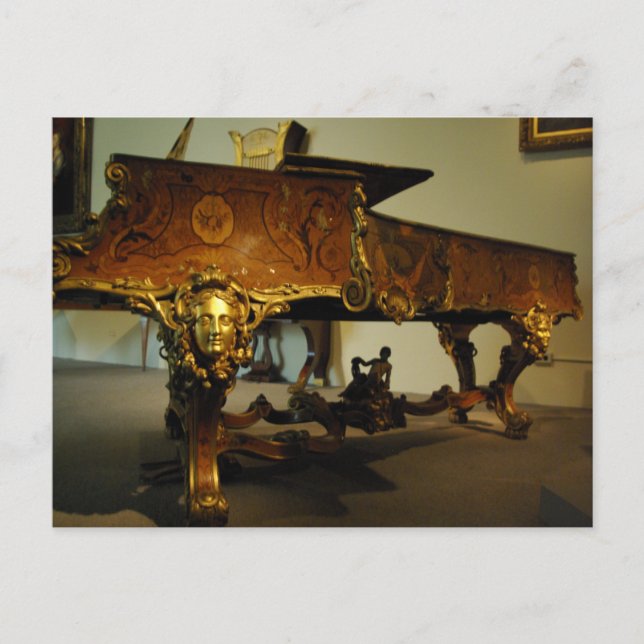 Cartão Postal Piano antigo (Frente)