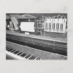 Cartão Postal Piano do jogador antigo