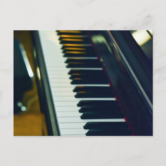 Cartão Postal Piano Encantador (Frente)