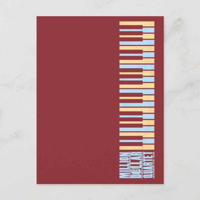 Cartão Postal Piano Quartet Milhão de Dólares (Frente)