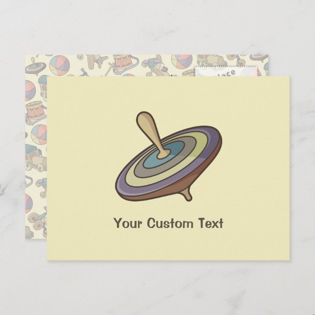 Cartão Postal Pião (Frente/Verso)