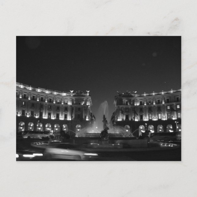 Cartão Postal Piazza della Repubblica (Frente)