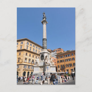 Cartão Postal Piazza Navona em Roma, Itália