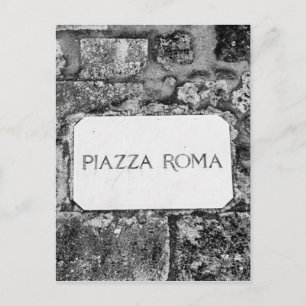 Cartão Postal Piazza Roma