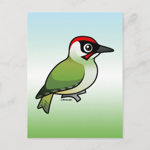 Cartão Postal Pica-pau-verde