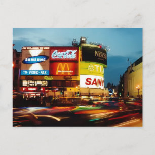 Cartão Postal Picadilly Circus - Londres