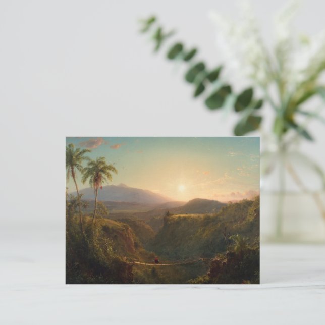 Cartão Postal Pichincha Frederic Edwin Church (Em pé/Frente)
