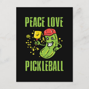 Cartão Postal Pickleball Divertido