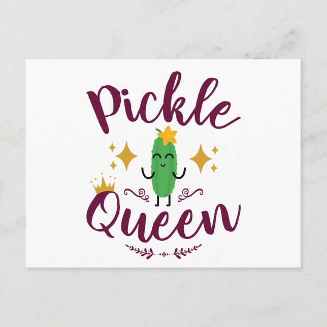 Cartão Postal Picles Queen Pickles Meninas (Frente)