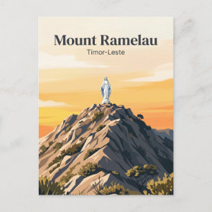 Cartão Postal Pico do Monte Ramelau Timor-Leste