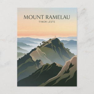 Cartão Postal Pico do Monte Ramelau Timor-Leste