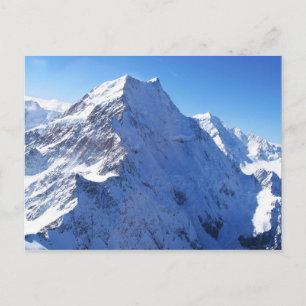 Cartão Postal Pico Monte Cook (Aoraki), Nova Zelândia