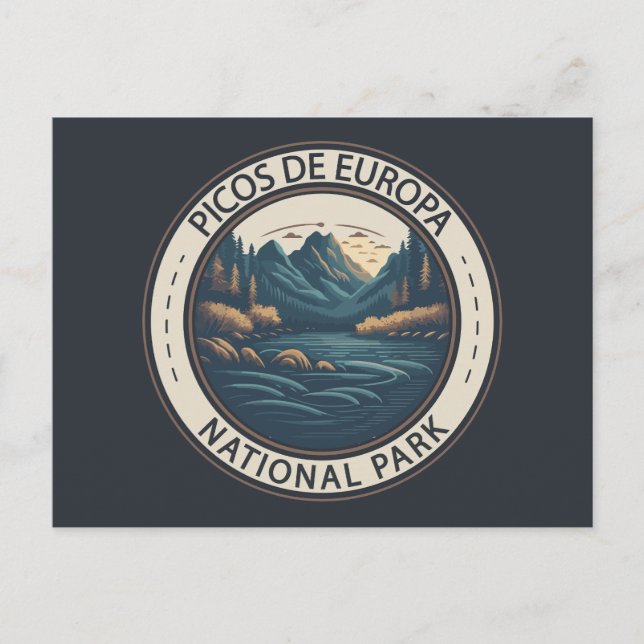 Cartão Postal Picos de Europa National Park Espanha (Frente)