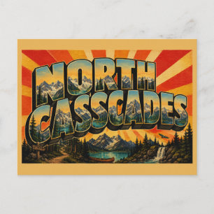 Cartão Postal Picos Lagos Arte do Parque Nacional das Cascatas d