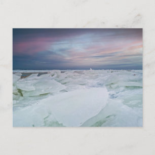 Cartão Postal Picos Nevados Paisagem de Inverno Cênica