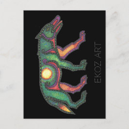 Cartão Postal Pictic Wolf Sun