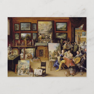 Cartão Postal Pictura, Poesia e Música num Pronkkamer