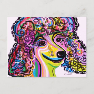 Cartão Postal Picture Perfect Poodle