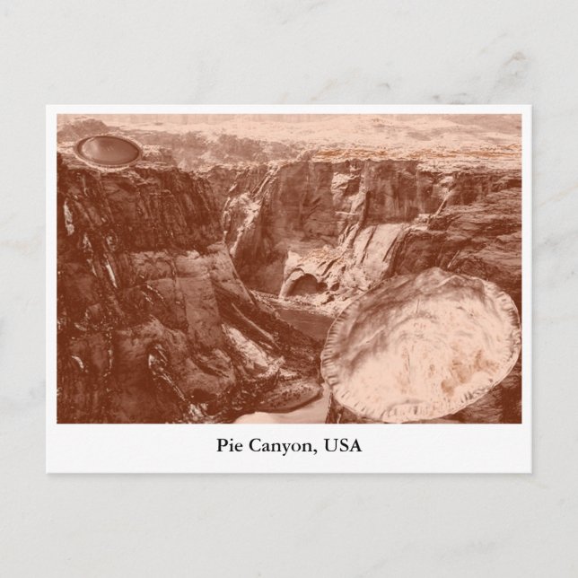 Cartão postal Pie Canyon (Frente)