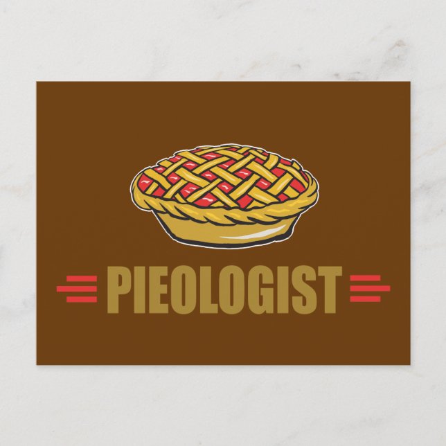 Cartão Postal Pie Engraçado (Frente)