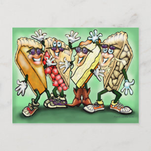 Cartão Postal Pie Party