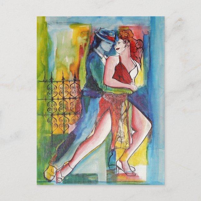 Cartão Postal Piel y Tango (Frente)
