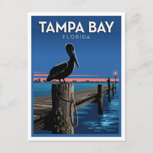 Cartão Postal Píer Ballast Point, Viagem pela Baía de Tampa Flór