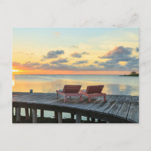 Cartão Postal Pier com vista para o oceano, Belize