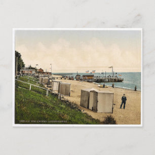 Cartão Postal Píer de aterrissagem, Wyk on Fohr, Schleswig-Hols