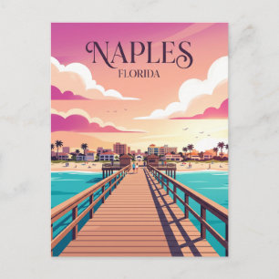 Cartão Postal Pier de Nápoles EUA