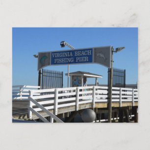 Cartão Postal Pier de Pesca em Praia da Virgínia