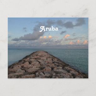 Cartão Postal Píer em Aruba