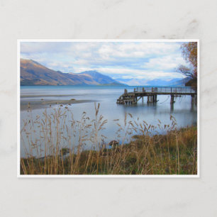 Cartão Postal píer-glenorchy nova zelândia